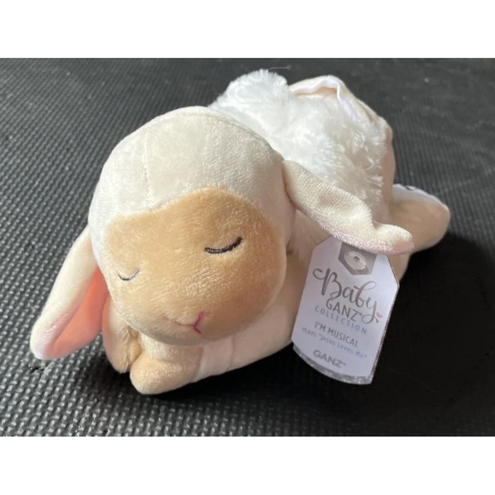 Baby Ganz Sleepy Angel Lamb 9 Inch Plush Animal - READ DESCRIPTION
